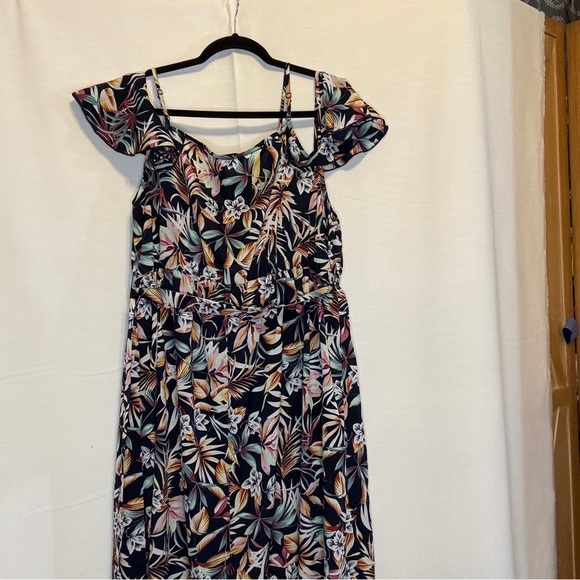 SHEIN Floral Black Maxi Dress 3XL - Picture 2 of 4